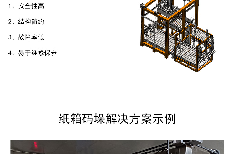 三维码垛机细节展示