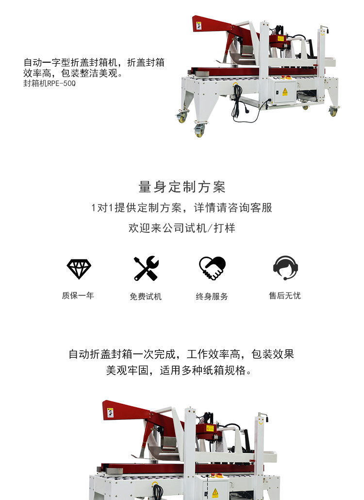 折盖封箱机细节展示